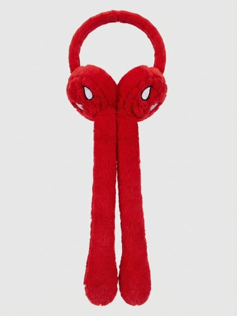 Spider-Man Moving-Ear Plush Earmuffs – Interactive Squeeze-Paw Ear Warmers